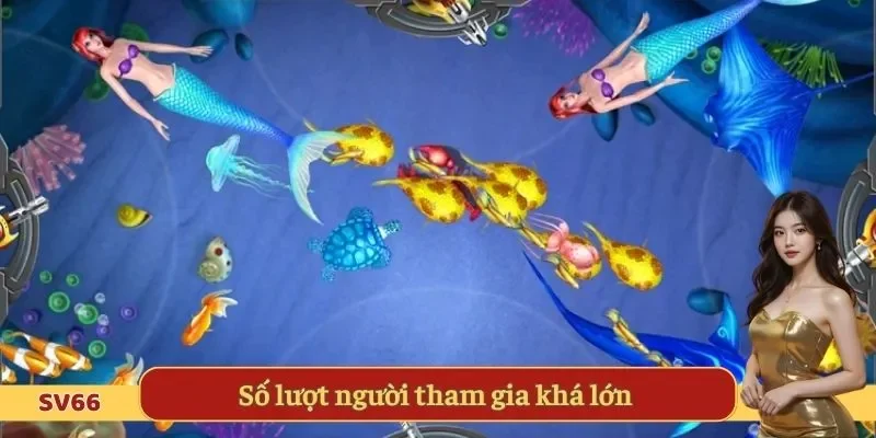 Số lượt người tham gia khá lớn 